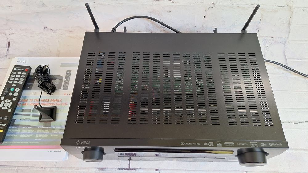 7.2 Denon AVR-X1600 Wi-Fi BT Heos 4K60p eARC DSD Spotify Atmos Vision