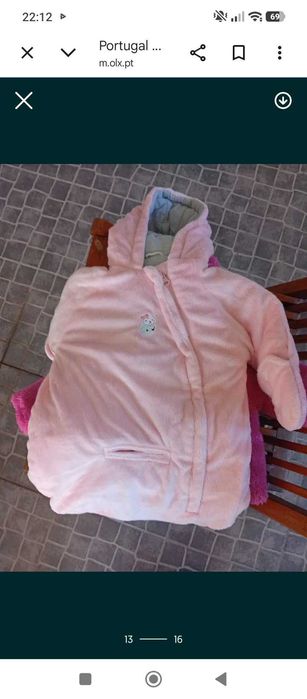 Caixa roupa bebé menina