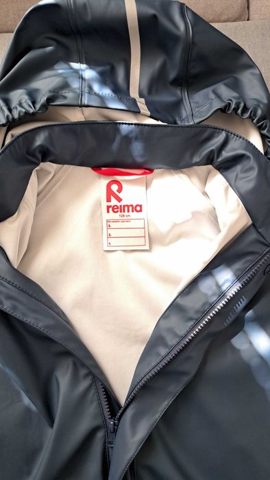 Kurtka dziecięca przeciwdeszczowa Reima Lampi rozmiar 128 jak nowa
