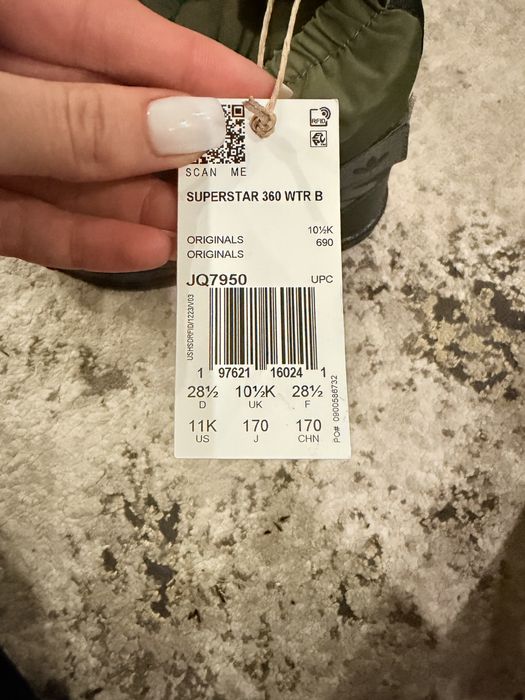Adidas superstar 360 зима ,28 р (18см)