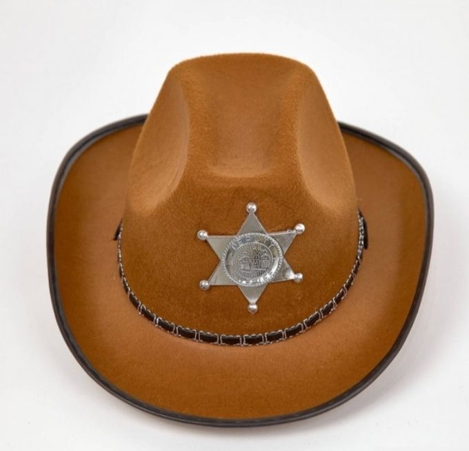 капелюх ковбойський з зіркою шерифа  56-58 розмір