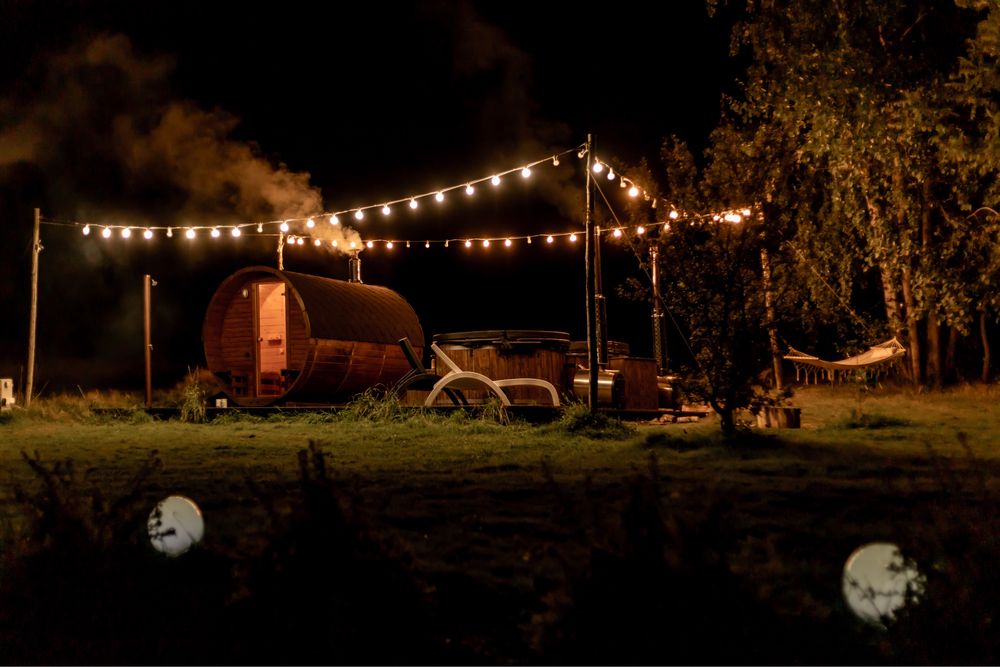 Domki w górach Izerskich sauna, jacuzzi, balia I beczka do schładzania