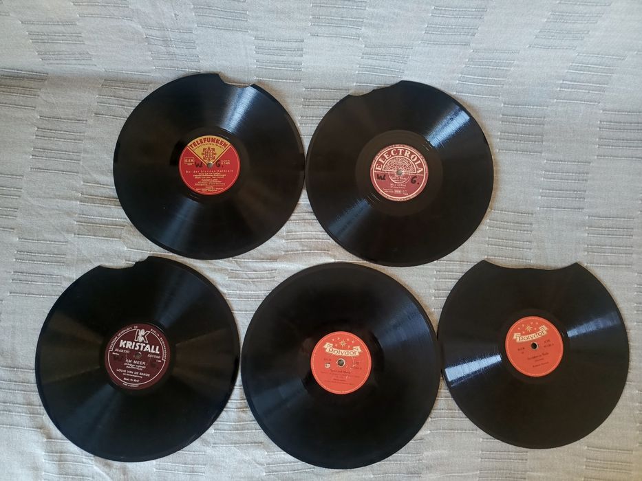 Zestaw 5 płyt szelakowych