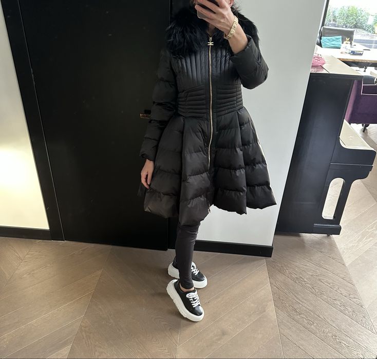 S/M 46 Elisabetta Franchi Pinko Prada Chanell Dior płaszcz zimowy