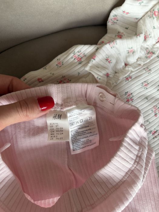 Літній Костюм у рубчик для дівчинки від H&M