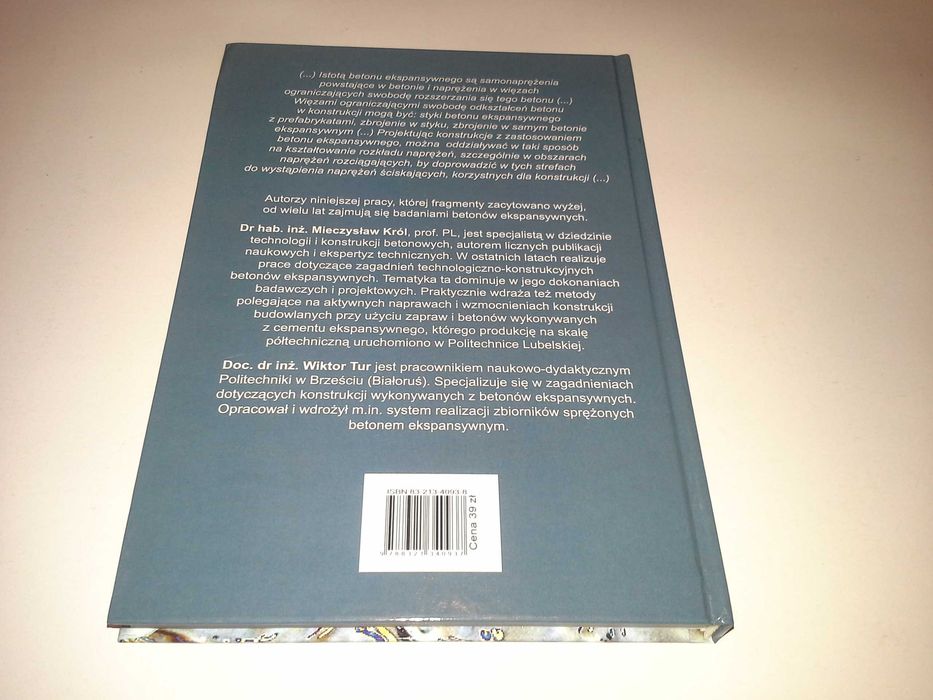 Beton ekspansywny - Tur Wiktor, Król Mieczysław- wyd. Arkady