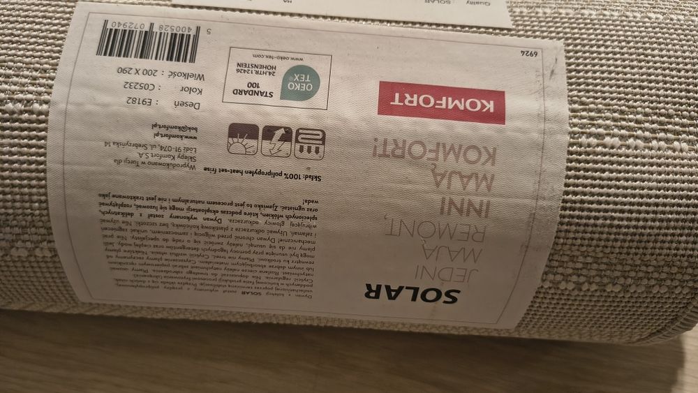Nowy dywan Komfort Solar Porto 200x290 cm beżowy