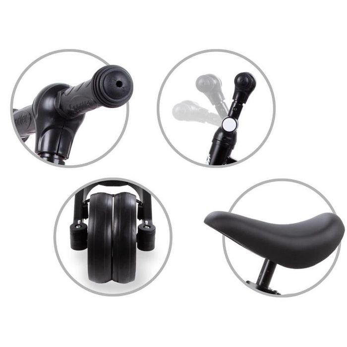 Велобіг-велосипед kidwell 3в1 pico black