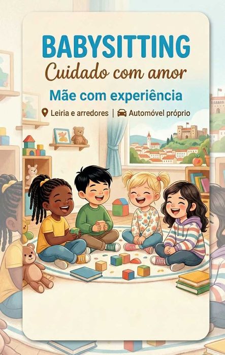 Babysitter cuidados com amor