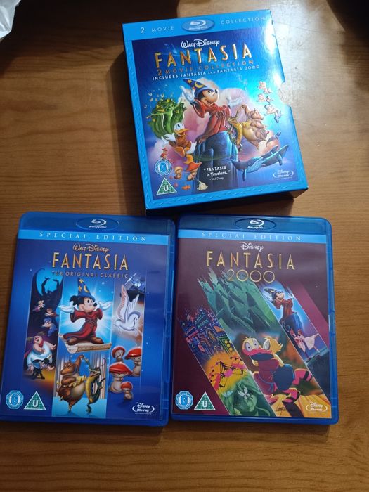 Pack "Fantasia" da Disney em Blu Ray - 2 Filmes (portes grátis)