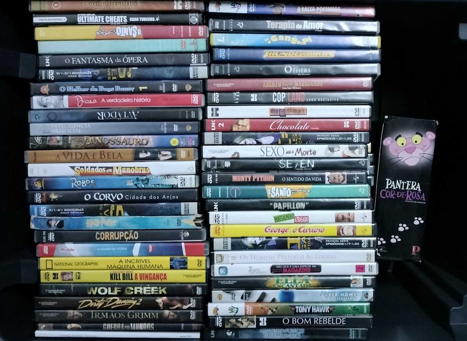 Seleção de DVD originais