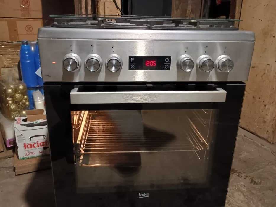 Газова | газовая плита Beko FSMT61337DXDT. Доставлю, занесу!