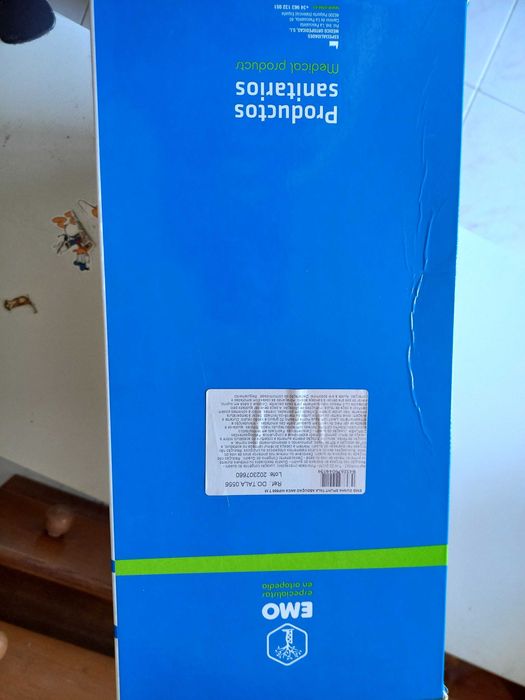 Tala displasia ligeira da anca bebé -coluna de splint