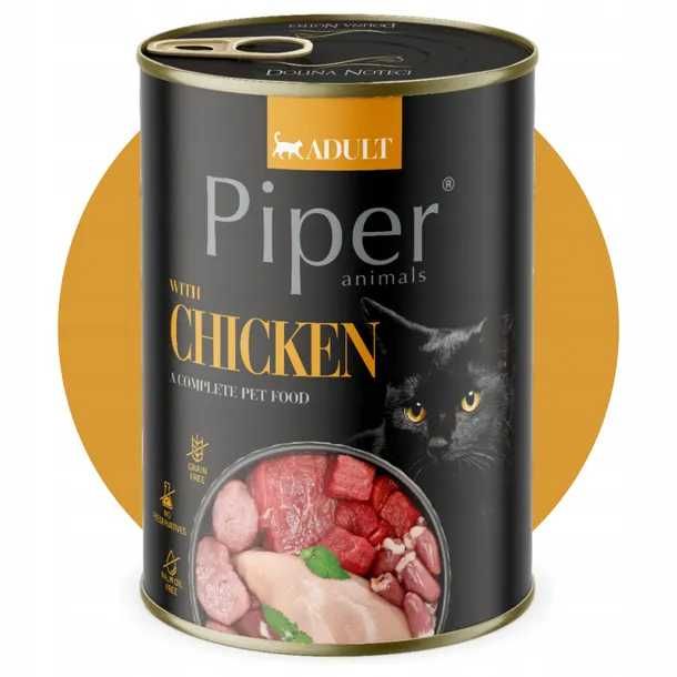 PIPER DOLINA NOTECI  Puszka dla kota , mix smaków48x400G