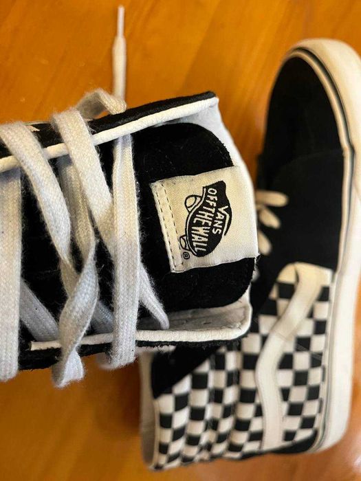 Vans Sk8-Hi Checkerboard Black White