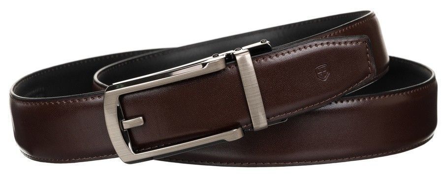 Elegancki, skórzany pasek męski do spodni - Peterson 115
