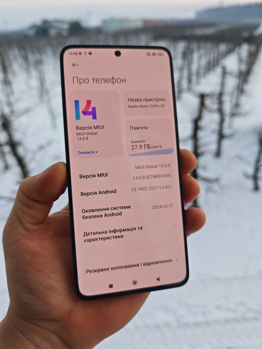 Redmi note 13 pro 8/256