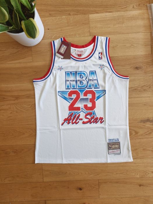 Koszulka Mitchell & Ness Michael Jordan All-Star 1991 XL biała jersey swingman nowa Chicago Bulls koszykarska NBA
