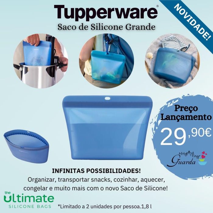Sacos de Selicone - tupperware