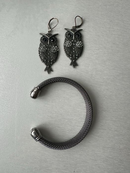 Біжутерія, браслет, підвіска, сережки Zara, сережки крила,