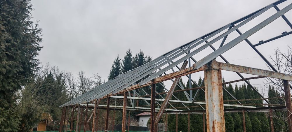 Szklarnia działkowa