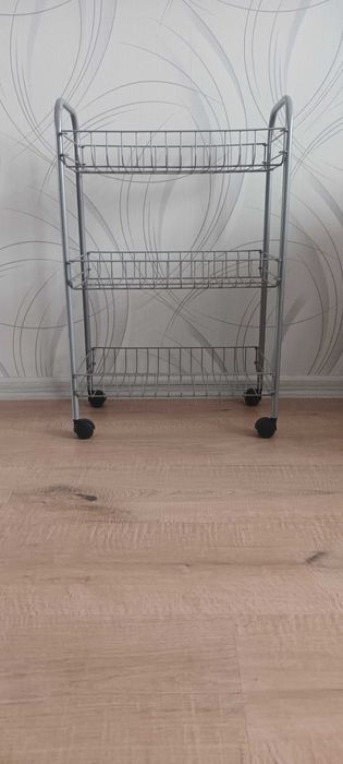 Uniwersalny regał/wózek na kółkach 3 koszyki organizer. POLECAM.