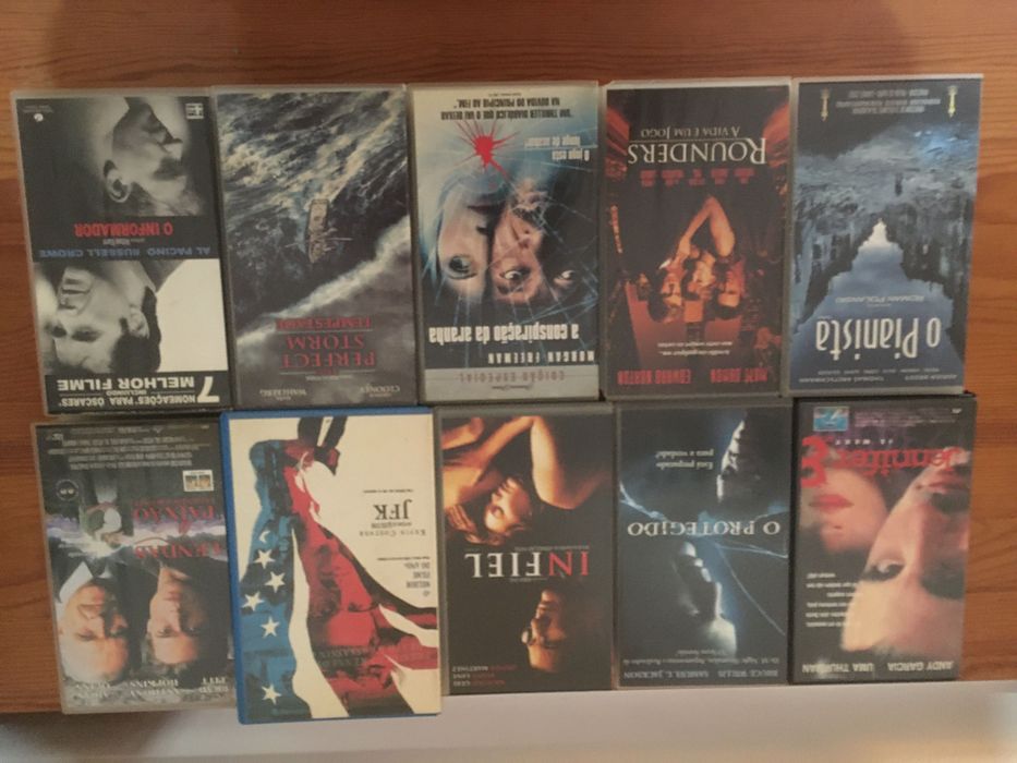 Filmes VHS. 20 cassetes.