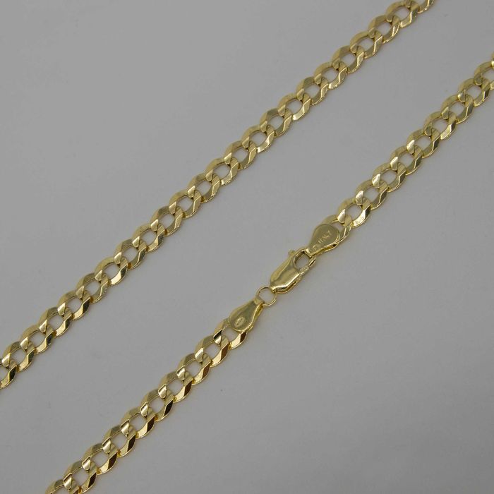 Złoty łańcuszek 585 Pancerka 19,32 gram 55cm 6mm PEŁNY NOWY WYSYŁKA GRATIS