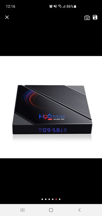 Box android 4k Novas 4gb/32gb