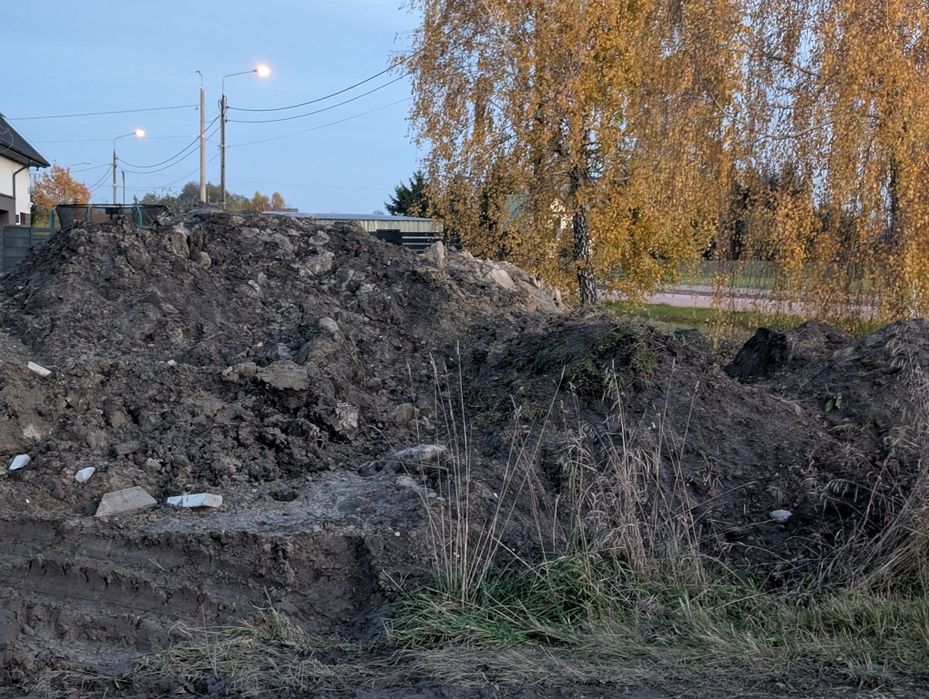 Oddam ziemię na podwyższenie terenu