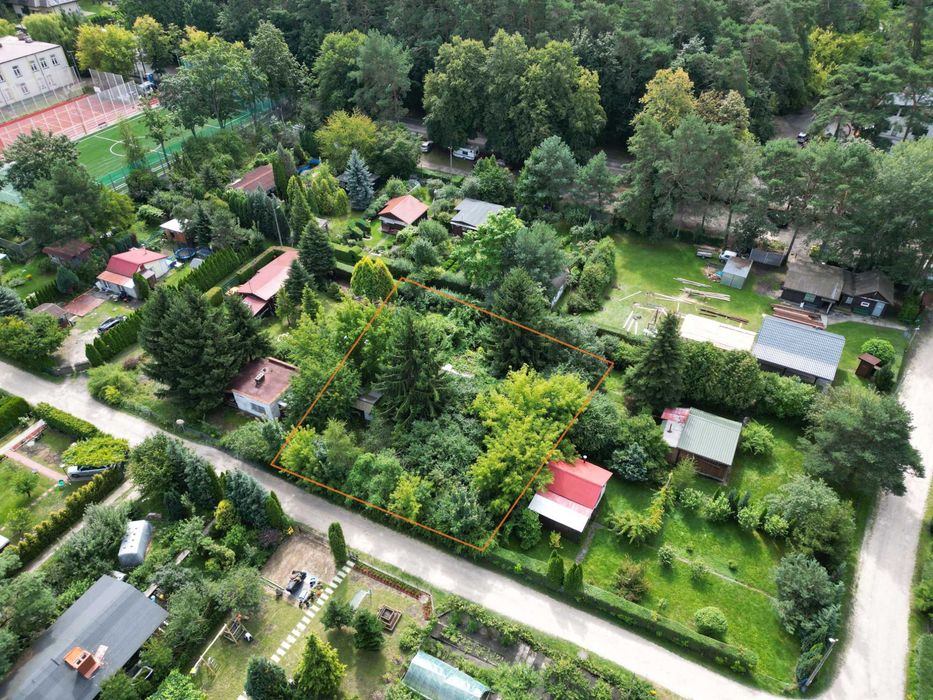 Działka ROD - Sękocin - podwójna - Słomin - Widok 2