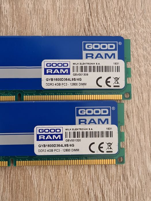 Kostki pamięc GoodRam/HyperX DDR3 16 Gb