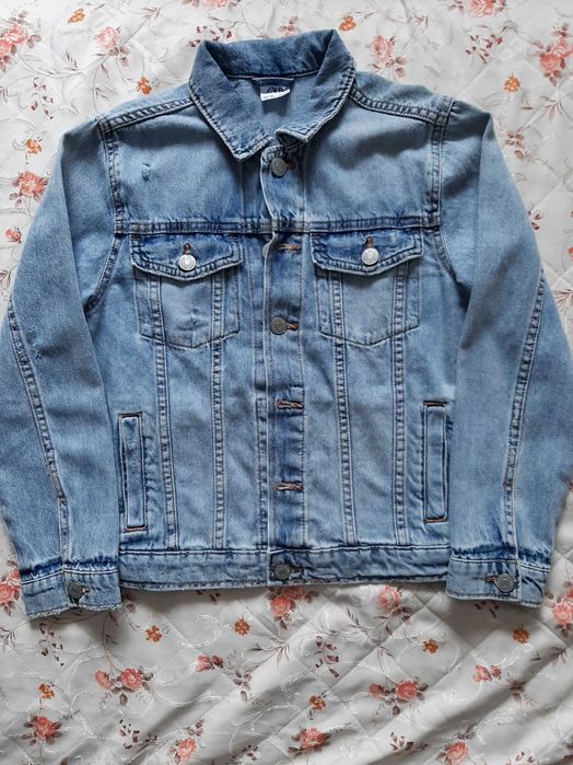 Джинсова куртка для хлопця 10 років Zara