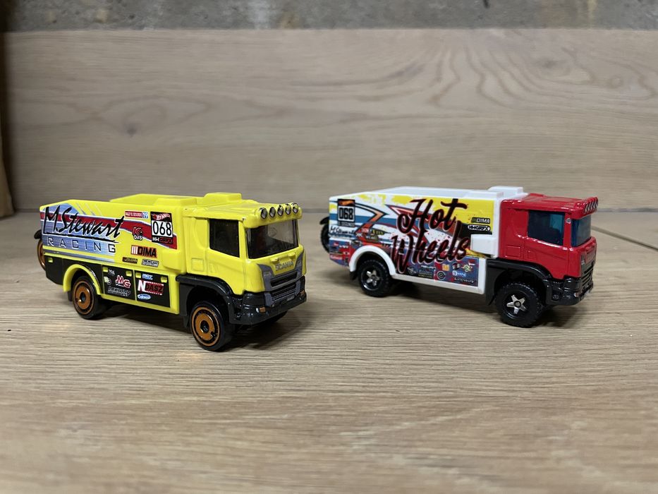 hot wheels scania rally truck
