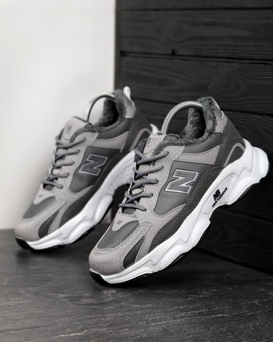 Чоловічі кросівки New Balance, зимні кросівки, взуття, шкіряні, зимові