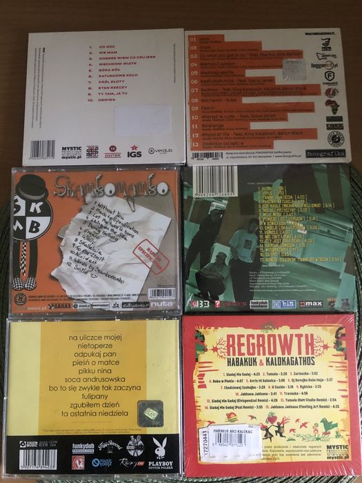6 cd Reggae polskie Nowe