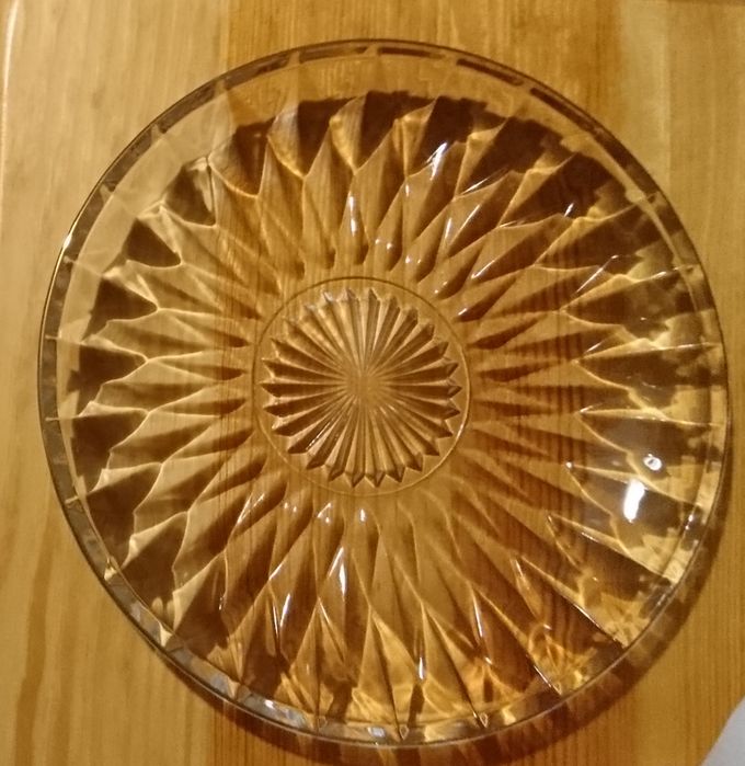 Szklana taca np. na ciasto 25 cm