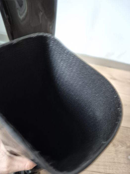 Czarne wysokie kalosze damskie 36 używane