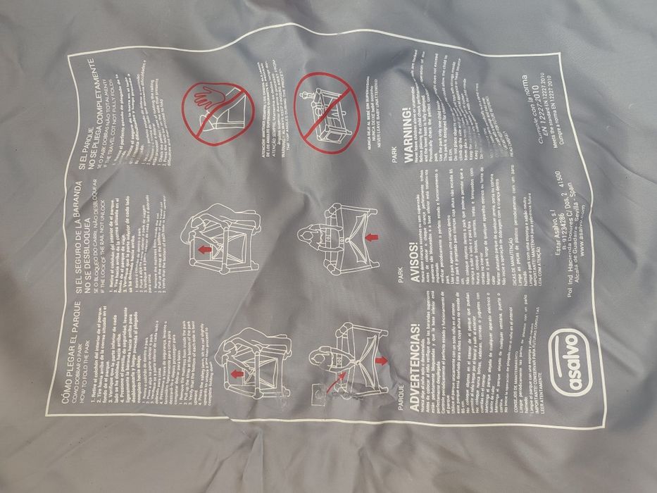 Parque para bebé da Asalvo dente de leão