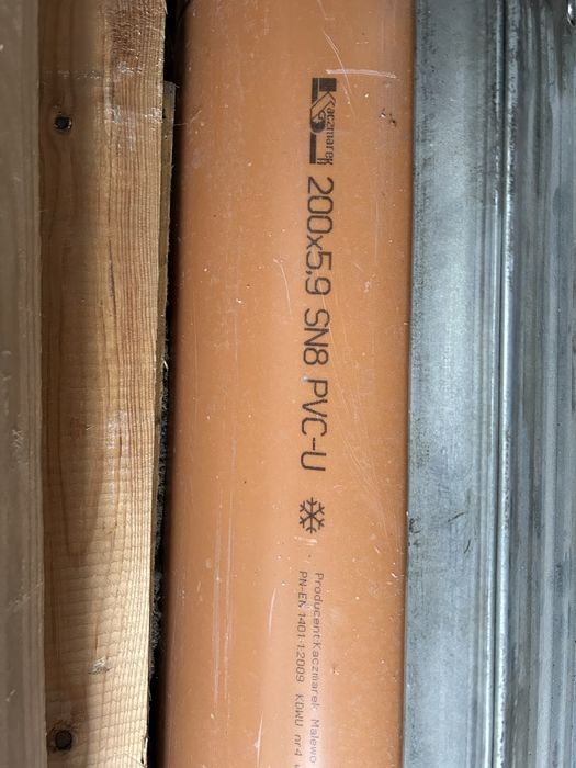Rura fi 200x5,9 lita drogowa sn-8 3M dlugosci