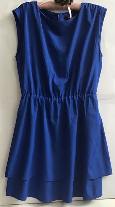 H&M Elegancka Letnia niebieska sukienka damska rozm 38 40 ML