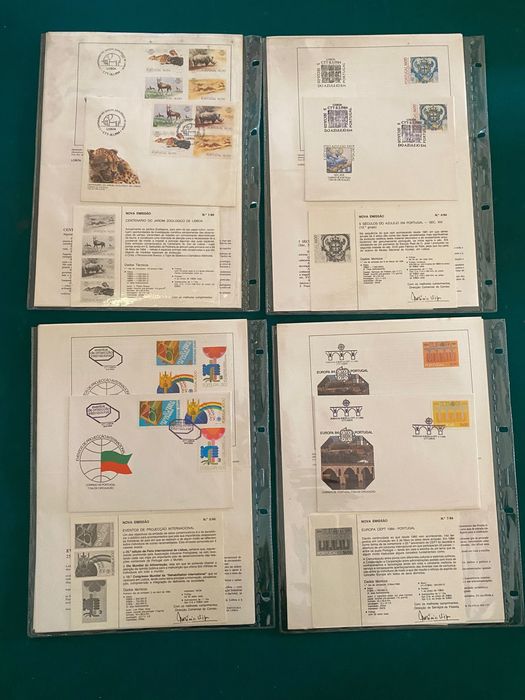Sobrescritos de 1º dia de circulação dos CTT (FDC´S) - 1984