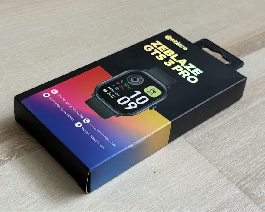 Smartwatch Zeblaze GTS 3 PRO oled pulsometr krokomierz jak Apple watch