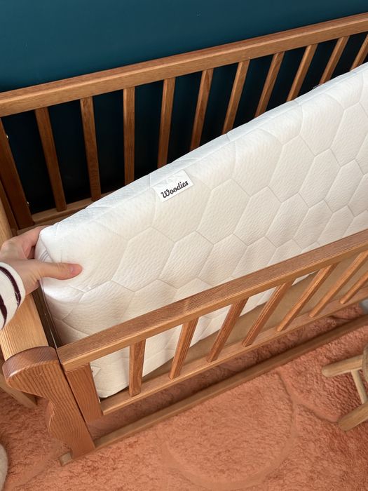 Mini łóżeczko Woodies Noble Crib 90x40 – Vintage