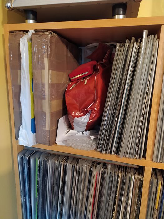Kolekcja płyt vinylowych techno