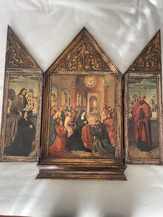 Quadro de arte sacra - Tríptico do Espírito Santo