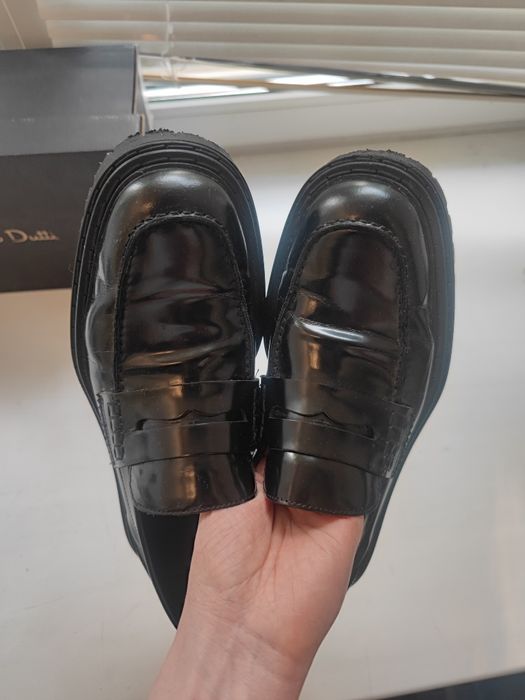 Шкіряні туфлі Massimo dutti