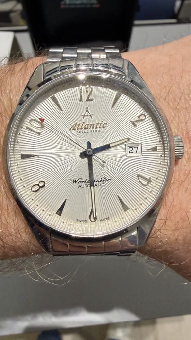 Zegarek Atlantic 51752.41.25SM full komplet z dok. Zakupu. Bransoleta