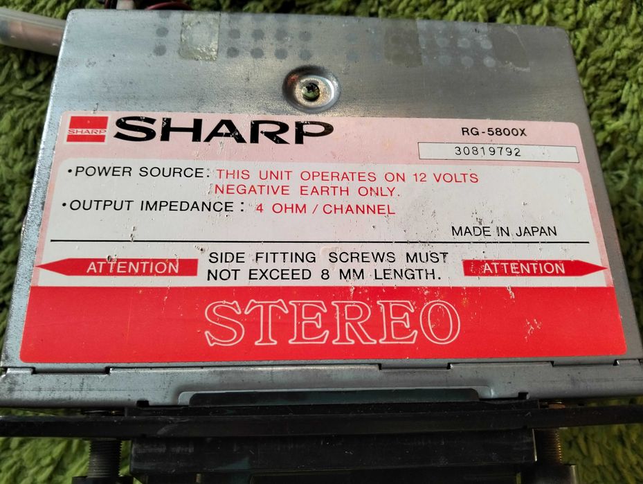 Autoradio antigo Sharp
