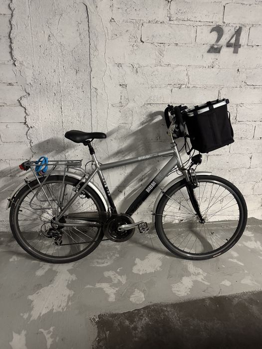 Rower trekkingowy MBM Bike 28” Shimano + bagażnik, błotniki, koszyk